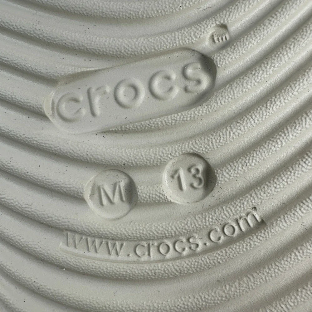 Crocs Mellow Recovery Slide Mens 13 Bone Off-White Comfort Foam NEW